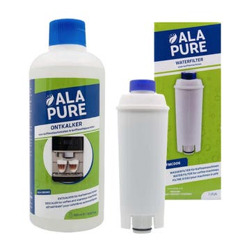 Alapure Onderhoudsset Delonghi  Waterfilter + Ontkalker, Verzenden, Nieuw