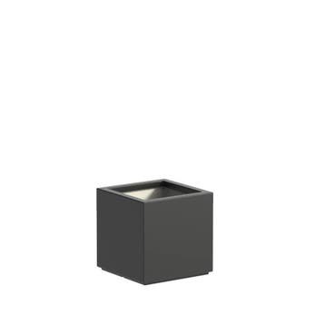 Polyester plantenbak 40x40x40cm - Met bodem, Tuin en Terras, Kunststof, Minder dan 60 cm, Vierkant, Nieuw