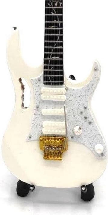 Miniatuur replica Ibanez Jem Evo gitaar - Steve Vai, Ophalen of Verzenden, Nieuw, Pop, Beeldje of Miniatuur