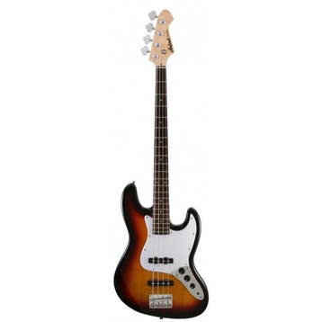 Aria STB-JB/B SB sunburst basgitaar, Muziek en Instrumenten, Snaarinstrumenten | Gitaren | Bas, Ophalen of Verzenden, Nieuw