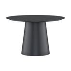 *WOONWINKEL* Ronde Eettafel Zwart, Tuin en Terras, Verzenden, Nieuw