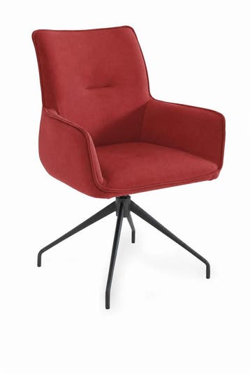 Eetkamerstoel Elbrus - eetkamerstoelen - Rood, Huis en Inrichting, Nieuw, Rood, Stof