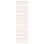 vidaXL Zebra rolgordijn 50x100 cm stofbreedte 45,9cm, Verzenden, Nieuw, Beige