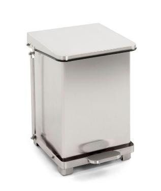 Pedaalemmer met scharnierdeksel 27L | 37x37x(h)44.5cm, Verzenden, Nieuw in verpakking