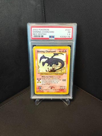 Pokémon - 1 Graded card - Charizard 107 Holo - PSA 1.5 -, Nieuw