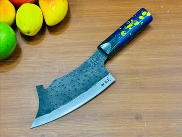 Keukenmes - Cleaver - Handgemaakt D2-staal Japans-stijl Max