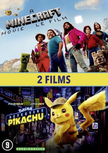 A Minecraft Movie & Pokemon Detective Pikachu (DVD), Verzenden, Nieuw in verpakking