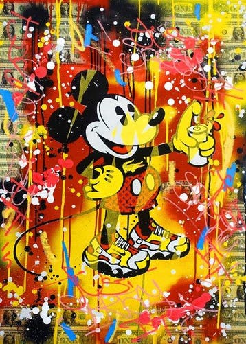 Golden Boy (2000) - JUST SPRAY IT Original Artwork-(1/1)