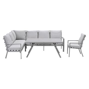 Garden Impressions Senja lounge dining set 4-delig links, Verzenden, Nieuw