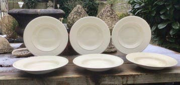 Wedgwood - Bord (6) - Edme diepe borden - Queens ware