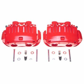 Power Stop 94-98 Ford Mustang Front Red Calipers w/Brackets, Ophalen of Verzenden, Nieuw