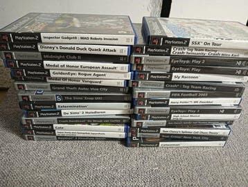 Sony - PlayStation 2 - 28 ps2 games - Videogame - In, Nieuw