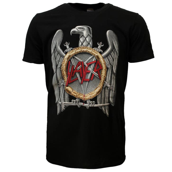 Slayer Silver Eagle T-Shirt, Kleding | Heren, T-shirts, Verzenden