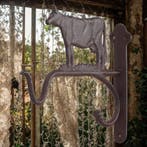 Esschert hanging basket haak koe, lengte 21 cm., Verzenden, Nieuw