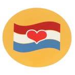 Etiket I love Holland Ø50mm (500st), Verzenden, Nieuw