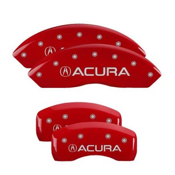 MGP 4 Caliper Covers Engraved Front & Rear Acura Red finish, Ophalen of Verzenden, Nieuw