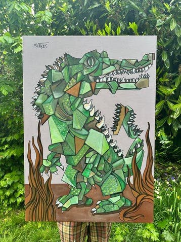 Aket Kubic (1989) - AU BORD DE LA Rivière Grumeti