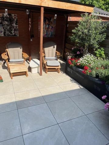 Keramische terrastegels 60x60x3cm € 46,50/m2, Nieuw, Keramiek, 10 m² of meer, Terrastegels