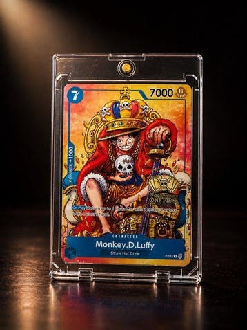 Bandai - 1 Card - One Piece - Monkey D. Luffy P-043 Foil,, Nieuw