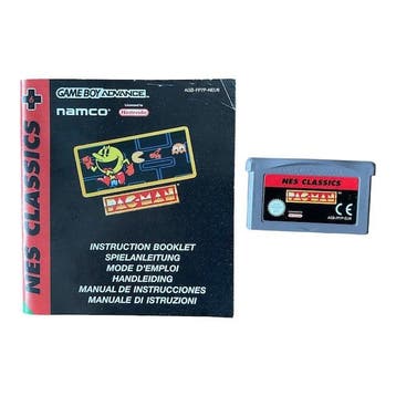 Pac-Man Nes Classics - EUR (Losse Cassette + Boekje) (GBA), Spelcomputers en Games, Verzenden, Nieuw
