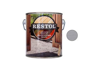 Restol Restol houtolie mat 2,5 liter, lichtgrijs ral 7035, Verzenden, Nieuw