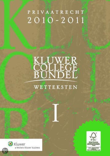 Kluwer Collegebundel 2010/2011 / Praktijkserie, Boeken, Verzenden, Gelezen