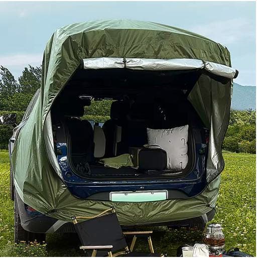 Auto Achtertent met Luifel Waterdicht Camping Outdoor, Caravans en Kamperen, Tenten, Nieuw, Verzenden