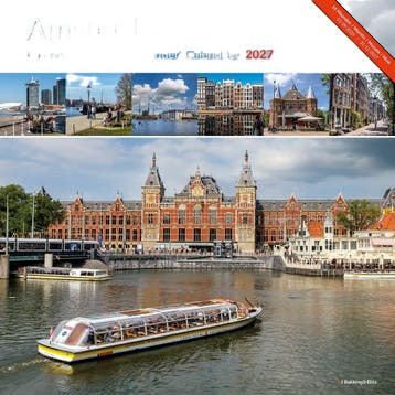 Amsterdam maandkalender 2027, Ophalen of Verzenden, Nieuw in verpakking