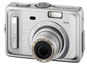 Pentax Optio S45 Digitale Compact Camera - Zilver, Verzenden, Zo goed als nieuw