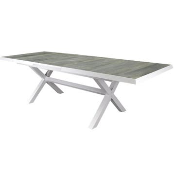 New Delhi uitschuifbare dining tuintafel 204-264x103xH76,5, Ophalen of Verzenden, Nieuw
