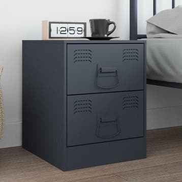 vidaXL Kast Handvatten 2 st Antraciet 85 x 45 mm Metaal, Doe-het-zelf en Verbouw, Verzenden, Nieuw