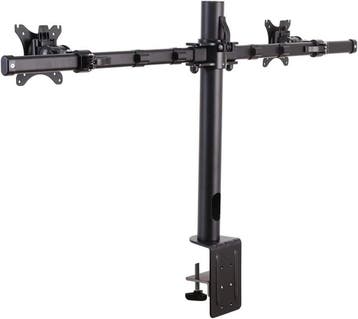 Monitor arm - 2 schermen - Draai, Kantel en Zwenkbaar - Zwar, Verzenden, Zo goed als nieuw
