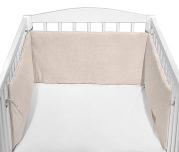 Albero Mio Velours Beige Bedbumper, Verzenden, Nieuw