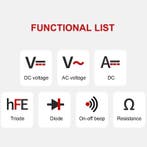 Multimeter digitaal met lcd scherm Default, Doe-het-zelf en Verbouw, Ophalen of Verzenden, Nieuw