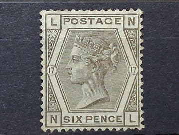 Groot-Brittannië 1873 - Queen Victoria, Sg 147, plate 17 6d, Gestempeld