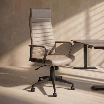 *WOONWINKEL* Vintage Bureaustoel Beige, Verzenden, Nieuw