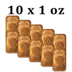 1 Troy Ounce - Koper .999 - 10 x 1 oz A Trip to The Moon 999