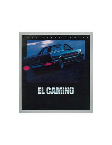 1984 CHEVROLET CHEVY EL CAMINO BROCHURE ENGELS, Nieuw, Chevrolet, Author