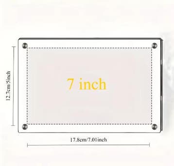 Acryl Fotolijst Standaard – Transparant Desktop Frame, Verzenden, Nieuw