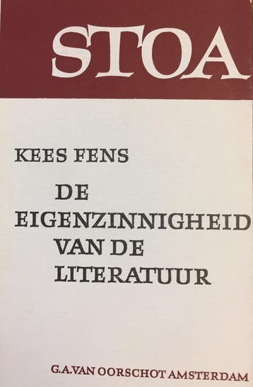 De eigenzinnigheid van de literatuur - Fens 9789028202702, Verzenden, Gelezen, Fens