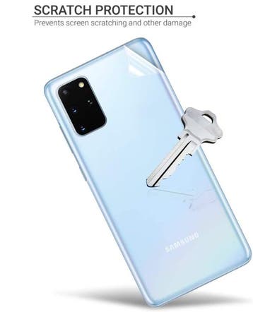 Galaxy S25 Plus Premium 3D Curved Folie Achterkant Protector, Ophalen of Verzenden, Nieuw