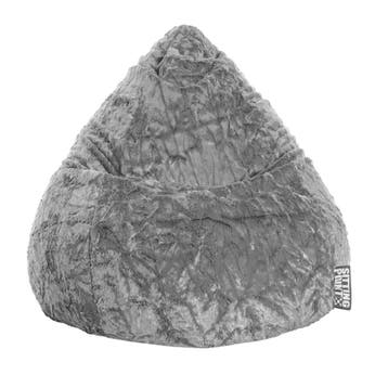 Kinder Zitzak Zitzak Fluffy XL - Grijs, Verzenden, Nieuw