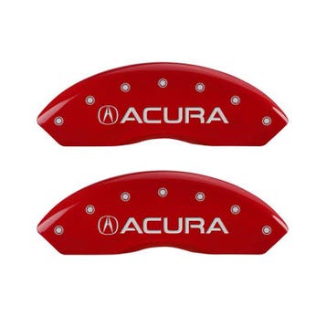 MGP 4 Caliper Covers Engraved Front & Rear Acura Red finish, Ophalen of Verzenden, Nieuw