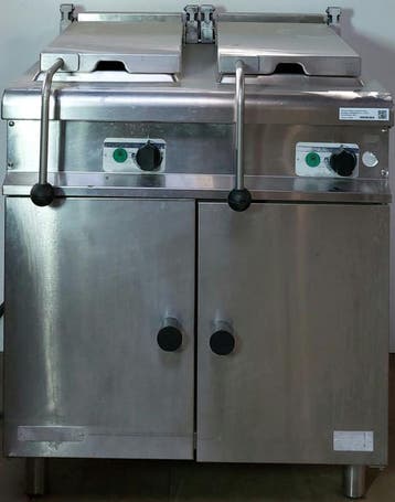 Occasion dubbele electrische friteuse, Ophalen, Gebruikt, Overige typen