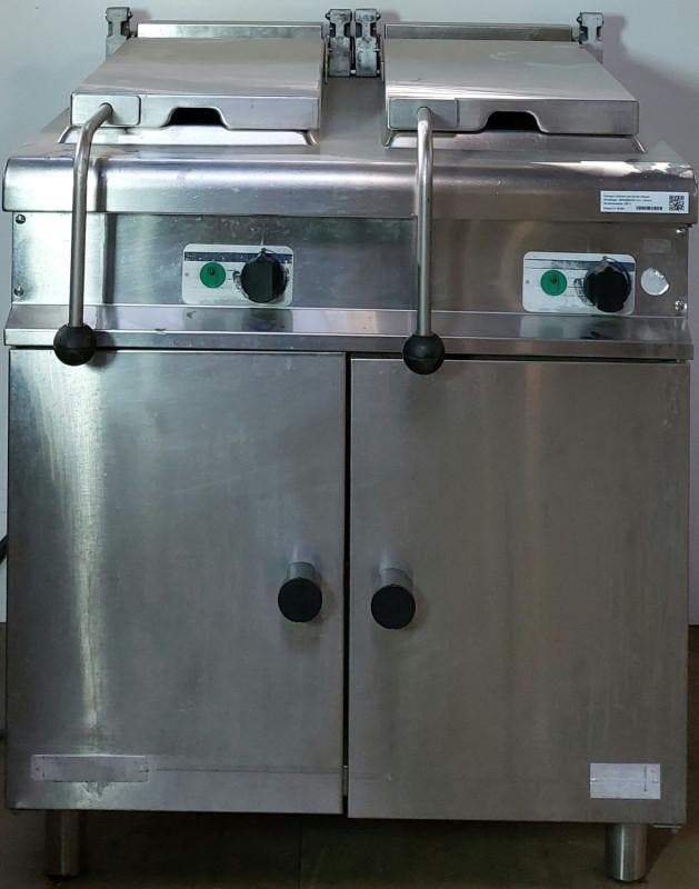 Occasion dubbele electrische friteuse, Zakelijke goederen, Horeca | Keukenapparatuur, Gebruikt, Overige typen, Ophalen