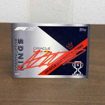 Red Bull Racing - Topps n° 293 - Constructor Kings - signed, Nieuw