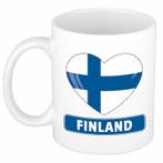 I love Finland mok / beker 300 ml - Finland versiering, Ophalen of Verzenden, Nieuw