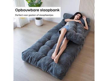 Moeve Slaapbank 1 persoons - 2 in 1 - Comfortabel &, Verzenden, Nieuw