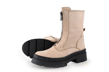 Nelson Laarzen in maat 42 Beige, Kleding | Dames, Hoge laarzen, Verzenden, Beige, Zo goed als nieuw