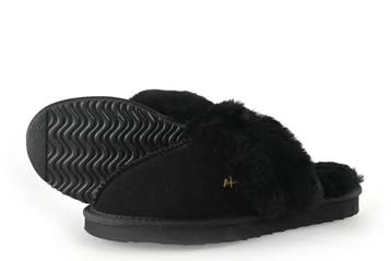 Mexx Pantoffels in maat 38 Zwart, Kleding | Dames, Mexx, Verzenden, Zwart, Zo goed als nieuw